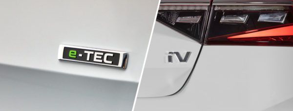 rozdiel medzi označeniami ŠKODA e-TEC a iV