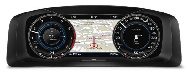 digital instrument panel (virtual cockpit)